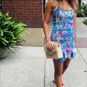 Sold Karlie smocked floral dress, worn once!